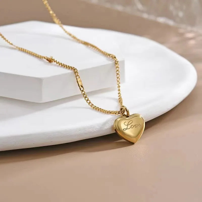 Gold Heart Necklace