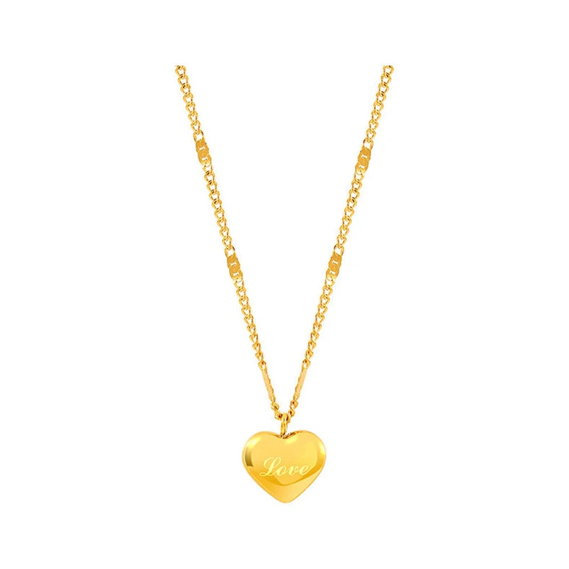 Gold Heart Necklace