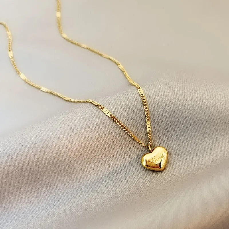 Gold Heart Necklace